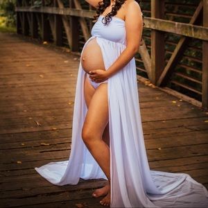 S/M White Maternity Dress